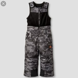Toddler boys snow bib overall